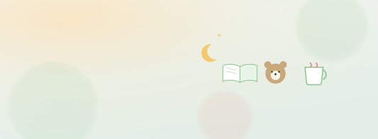 Lune, livre, doudou et tisane : une routine du soir apaisante et régulière.