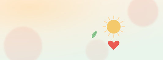 Un lever de soleil et un cœur : un quotidien apaisé pour toute la famille.