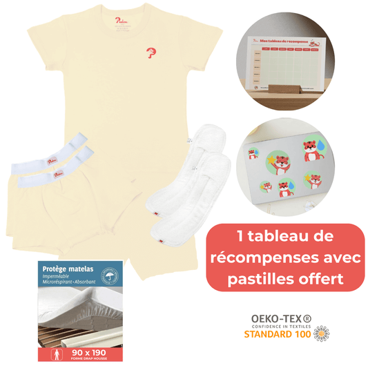 Pack Pyjama short Peelou serenity